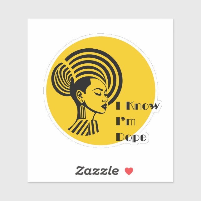 Adesivo Eu sei que sou o Dope (Folha)
