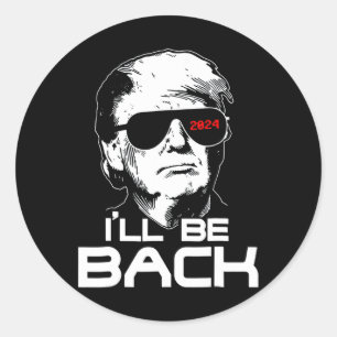 Adesivo Eu serei Engraçado 45 47 Donald Trump 2024 Leve Am