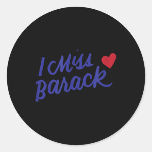 Adesivo Eu sinto falta de Barack Barrack Obama Presidente 