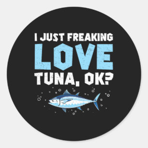 Adesivo Eu Só Amo Entusiastas Entusiastas Da Pesca Do Atum
