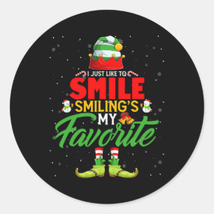 Adesivo Eu Só Gosto De Sorrir, Sorriso, Minha Christma Fav