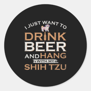 Adesivo Eu Só Quero Beber Cerveja E Aguentar Com Meu Turno