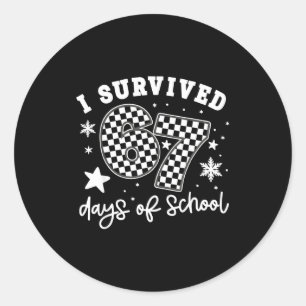 Adesivo Eu Sobrevivi 67 Dias De Alunos Professores 100