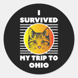 Adesivo Eu Sobrevivi À Minha Viagem Para Ohio