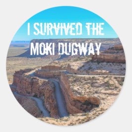 Adesivo Eu Sobrevivi ao Vedante Moki Dugway