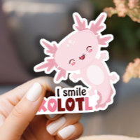 Eu Sorrio Muito Kawaii Axolotl
