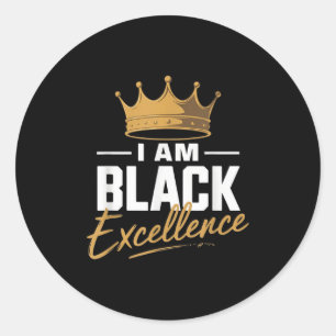 Adesivo Eu sou a excelência negra história negra depois da