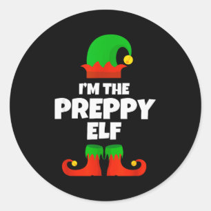 Adesivo Eu Sou A Família De Elfo Esnobe De Pijama Natal Di