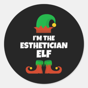 Adesivo Eu Sou a Família de Elfos Esteticistas de Pijama N
