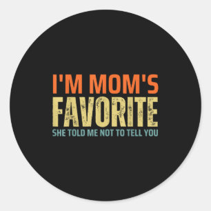 Adesivo Eu Sou a Família Divertida Favorita da Mamãe para