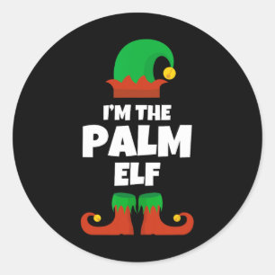 Adesivo Eu sou a família Palm Elf Pajama Natal Bea Engraça