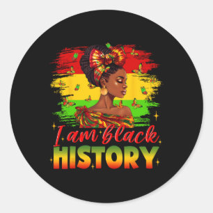 Adesivo Eu sou a História Negra A Época Americana Da Junta