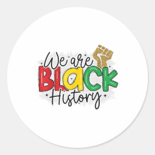 Adesivo Eu Sou a História Negra Melanina Homens Mulheres C