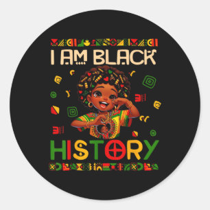 Adesivo Eu Sou A História Negra Mês Afro-Americano Para Me