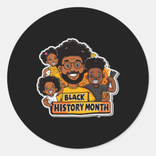 Adesivo Eu Sou a História Negra Mês do Orgulho Africano
