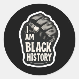 Adesivo Eu Sou a História Negra Mês do Orgulho Africano