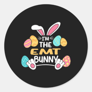 Adesivo Eu Sou A Páscoa Paramedica Do Emt Bunny