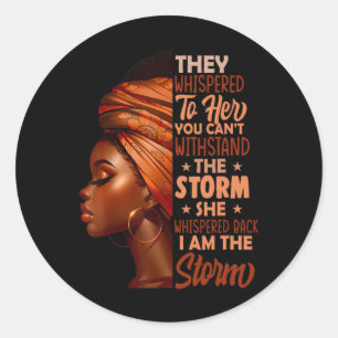 Adesivo Eu Sou A Tempestade Mulheres Negras História Negra