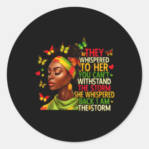 Adesivo Eu Sou A Tempestade Mulheres Negras Mês Da Históri