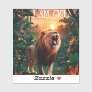 Adesivo Eu sou amiga bisavó gigi mulher forte