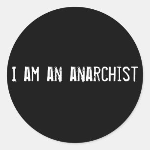 Adesivo Eu sou anarquista