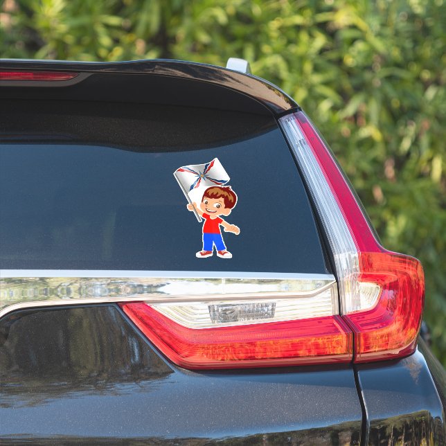 Adesivo Eu sou Assírio 2 Vinheta de Corte Personalizado (Lado do carro)