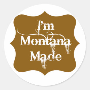 Adesivo Eu sou Brown feito Montana