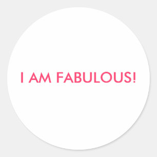 ADESIVO EU SOU FABULOSO!