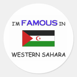 Adesivo Eu sou famoso em WESTERN SAHARA