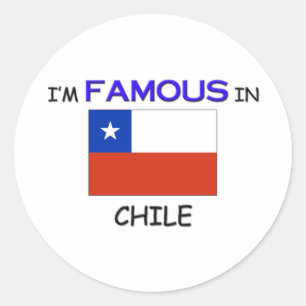 Adesivo Eu sou famoso no CHILE