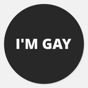 Adesivo Eu sou gay