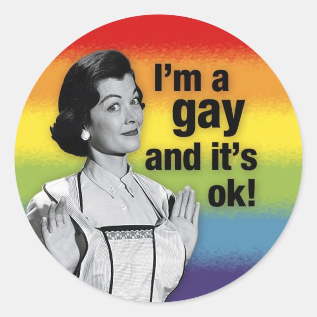 Adesivo Eu sou GAY - Stickers (Frente)