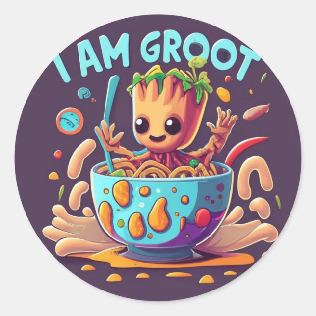 Adesivo Eu sou Groot (Frente)