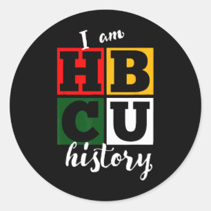 Adesivo Eu Sou História Hbcu - Mês da História Negra