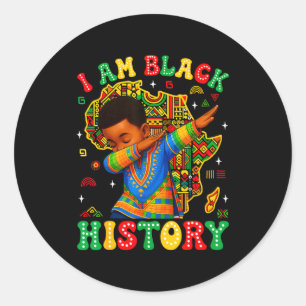 Adesivo Eu Sou História Negra Mês da História Negra Menino