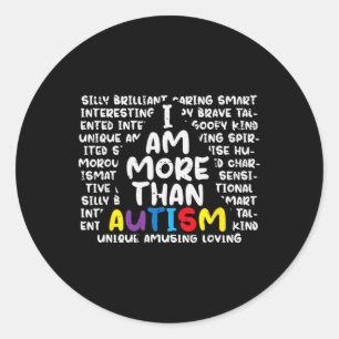 Adesivo Eu Sou Mais Do Que Autismo E Sensibilizar Homens M