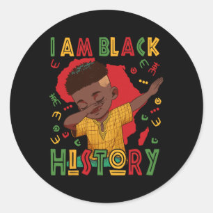 Adesivo Eu Sou Menino da História Negra Mês da História Ne