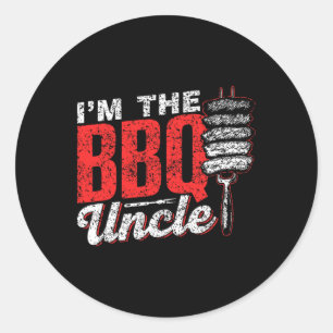 Adesivo Eu sou o Churrasco Tio Carne Barbecue Grill Grill