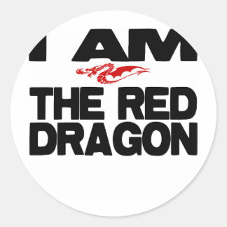 Adesivo Eu sou o Dragão Vermelho
