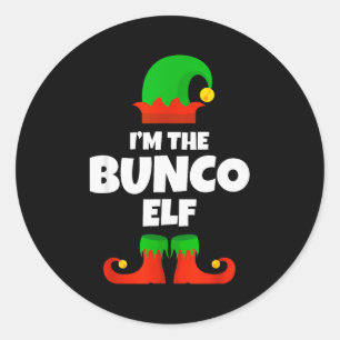 Adesivo Eu Sou O Elfo Bunco Família Pijama Natal Divertido
