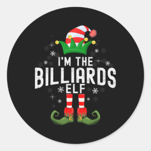 Adesivo Eu Sou O Figurino Da Família Billiards Elf De Nata