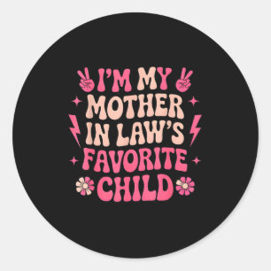 Adesivo Eu Sou O Filho Favorito Da Minha Sogra, Pai/Mãe En