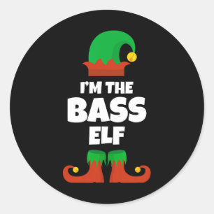 Adesivo Eu sou o jogador de Natal da família B Elf