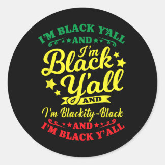 Adesivo Eu sou o orgulho negro americano negro