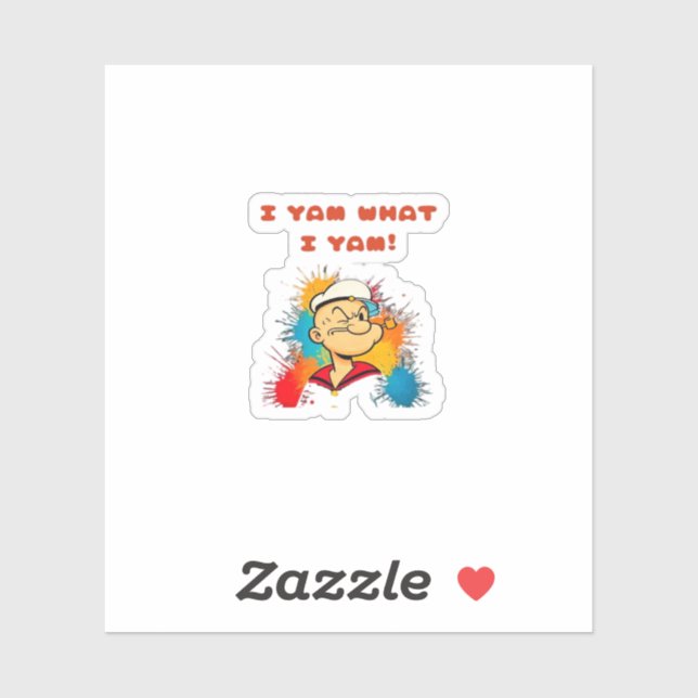 Adesivo Eu Sou O Que Eu Sou A Trendência Clássica Da Lama (Folha)