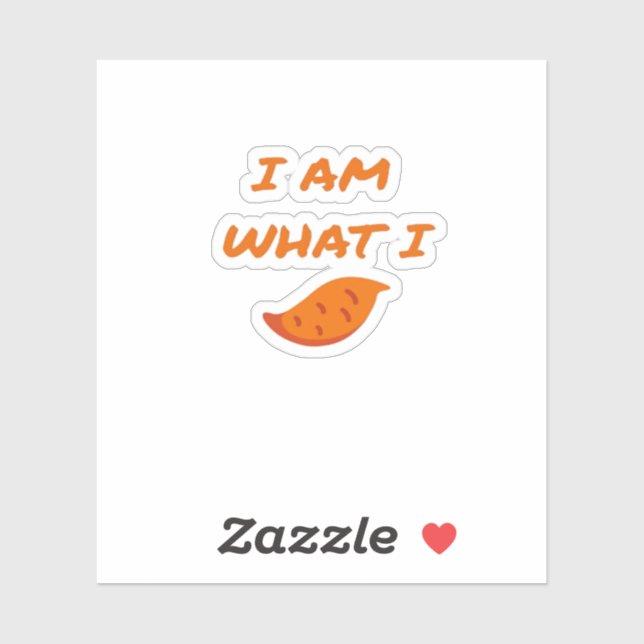 Adesivo Eu sou o que eu sou clássico (Folha)