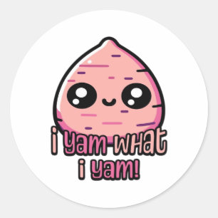 Adesivo Eu Sou O Que Eu Sou! Clássico do Yam Pun Cute