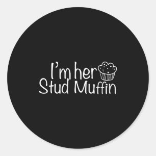 Adesivo Eu sou o seu Stud Muffin Aplicativo de Dia dos Nam