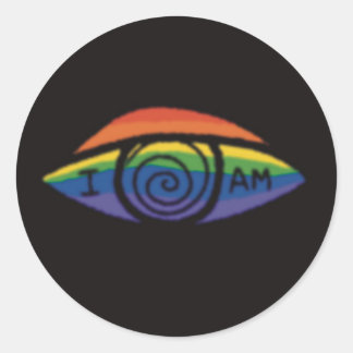 Adesivo EU SOU Orgulho Arco-Íris
