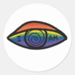 Adesivo EU Sou Orgulho Arco-Íris